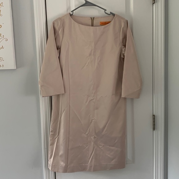 ROBERTA FREYMAN Satin being dress‎ size Small classic elegant formal - Picture 3 of 14